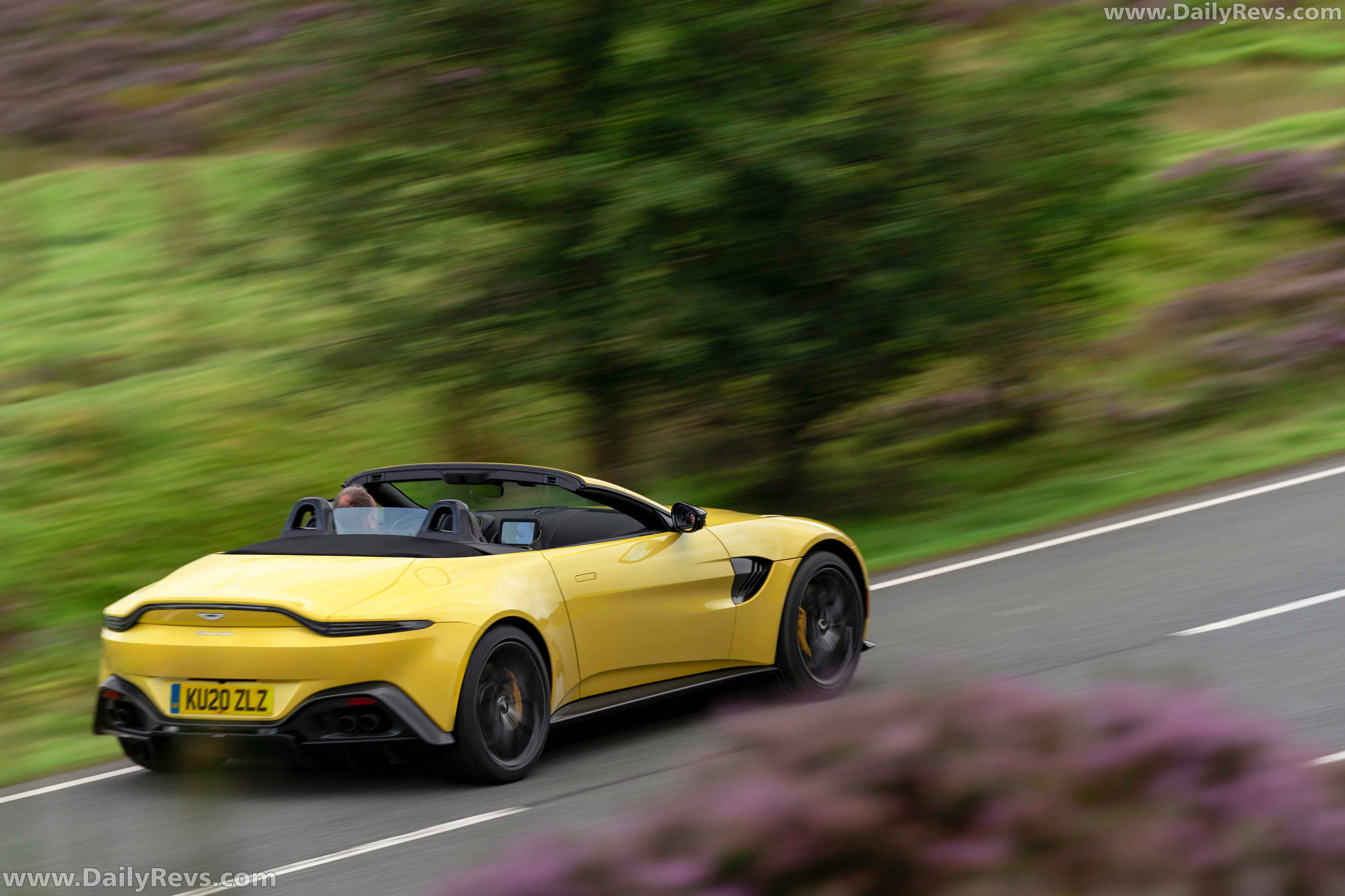 Image for 2021 Aston Martin Vantage Roadster Yellow Tang - Exteriors, Interiors and Details