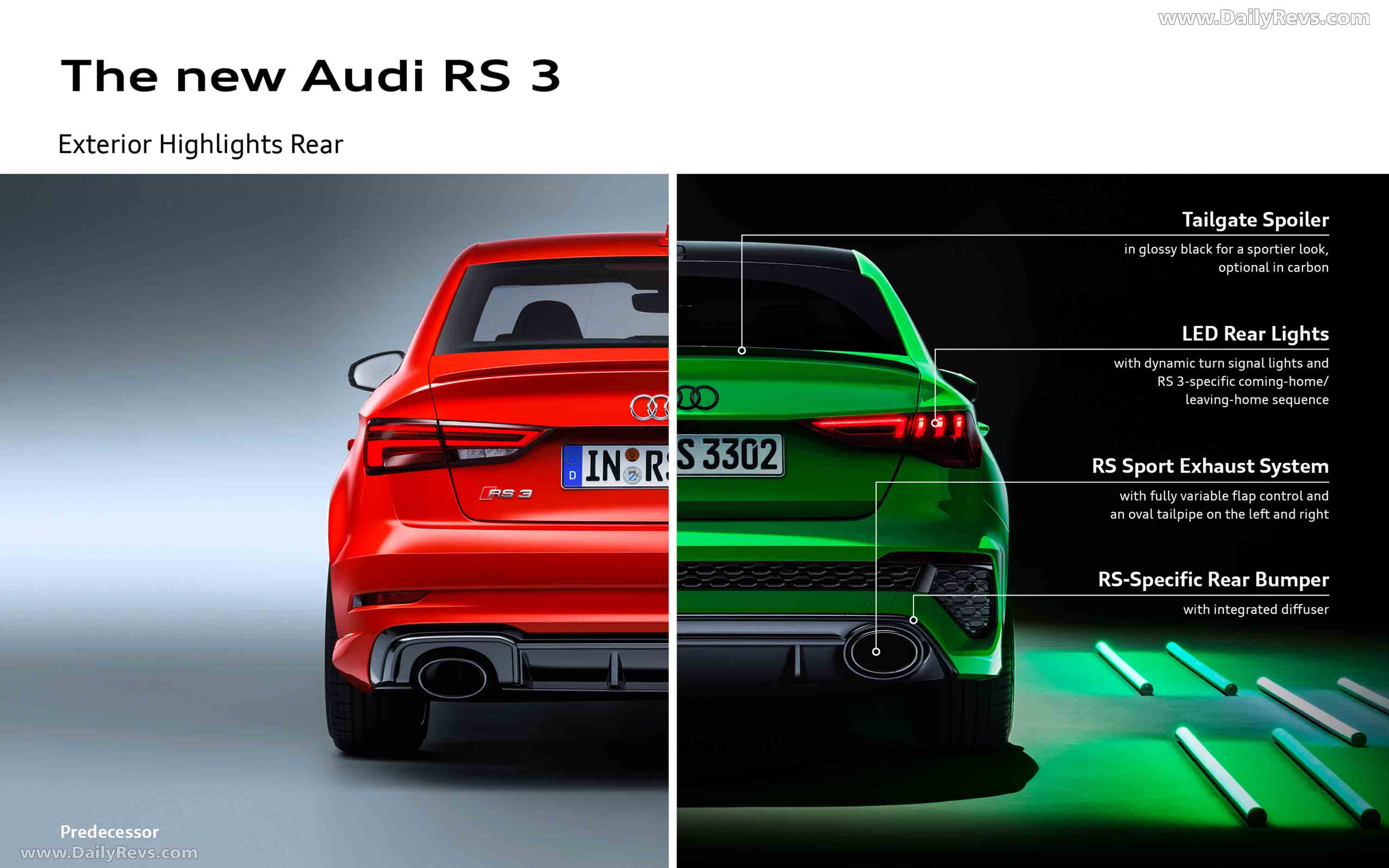 Image for 2022 Audi RS3 Sedan US Version - Exteriors, Interiors and Details