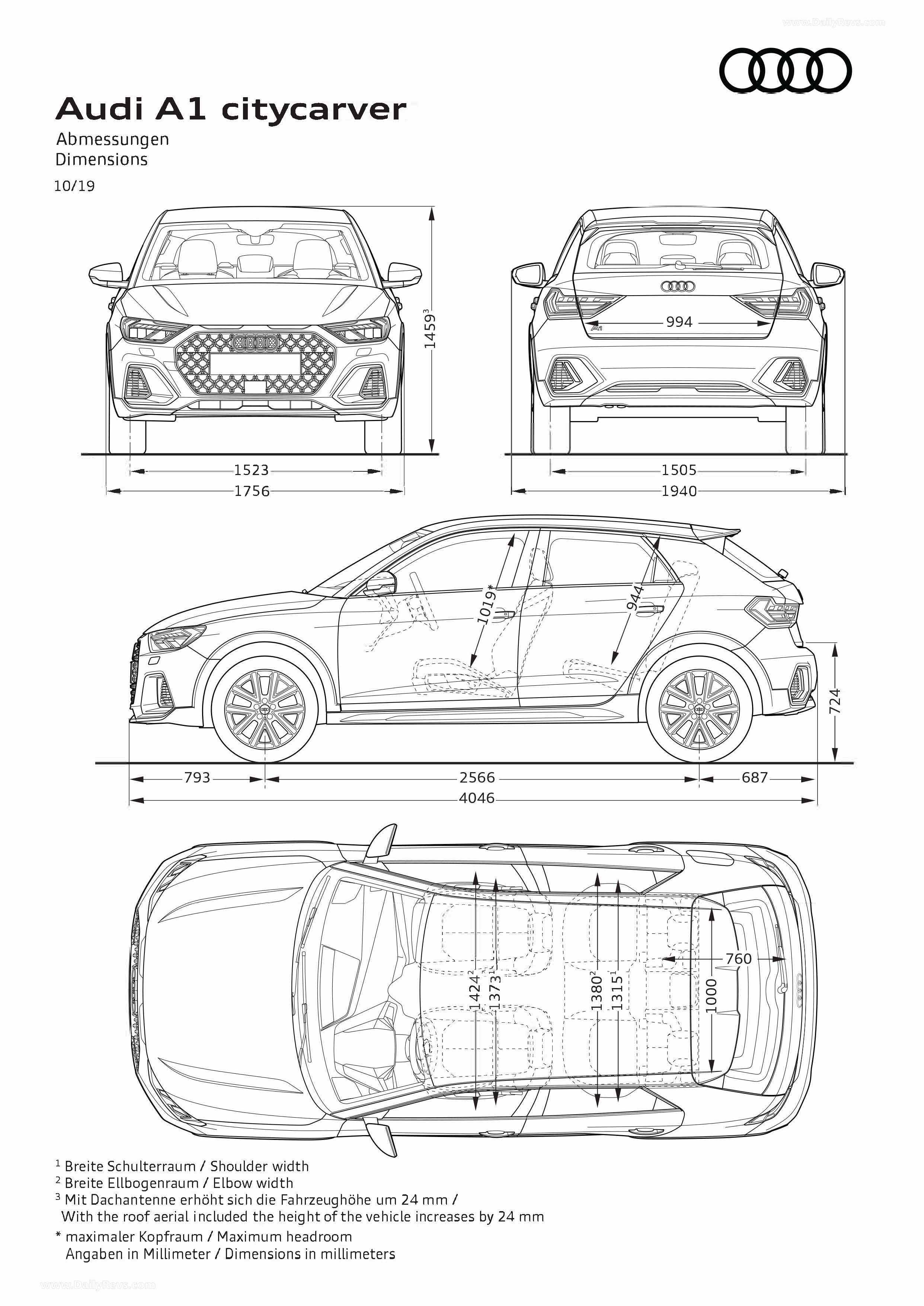 Image for 2020 Audi A1 Citycarver UK - Exteriors, Interiors and Details