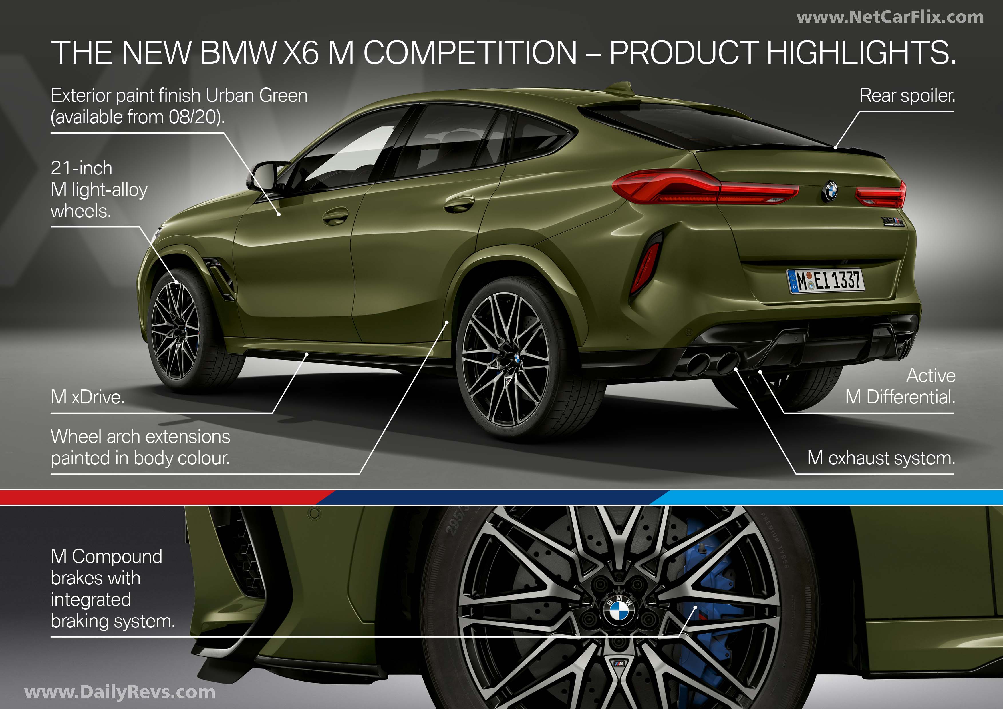 Image for 2020 BMW X6 M Competition G06 - Exteriors, Interiors and Details