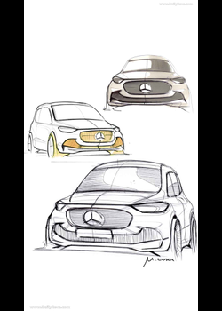 Image for 2023 Mercedes-Benz T-Class Limonite Yellow Metallic - Exteriors, Interiors and Details