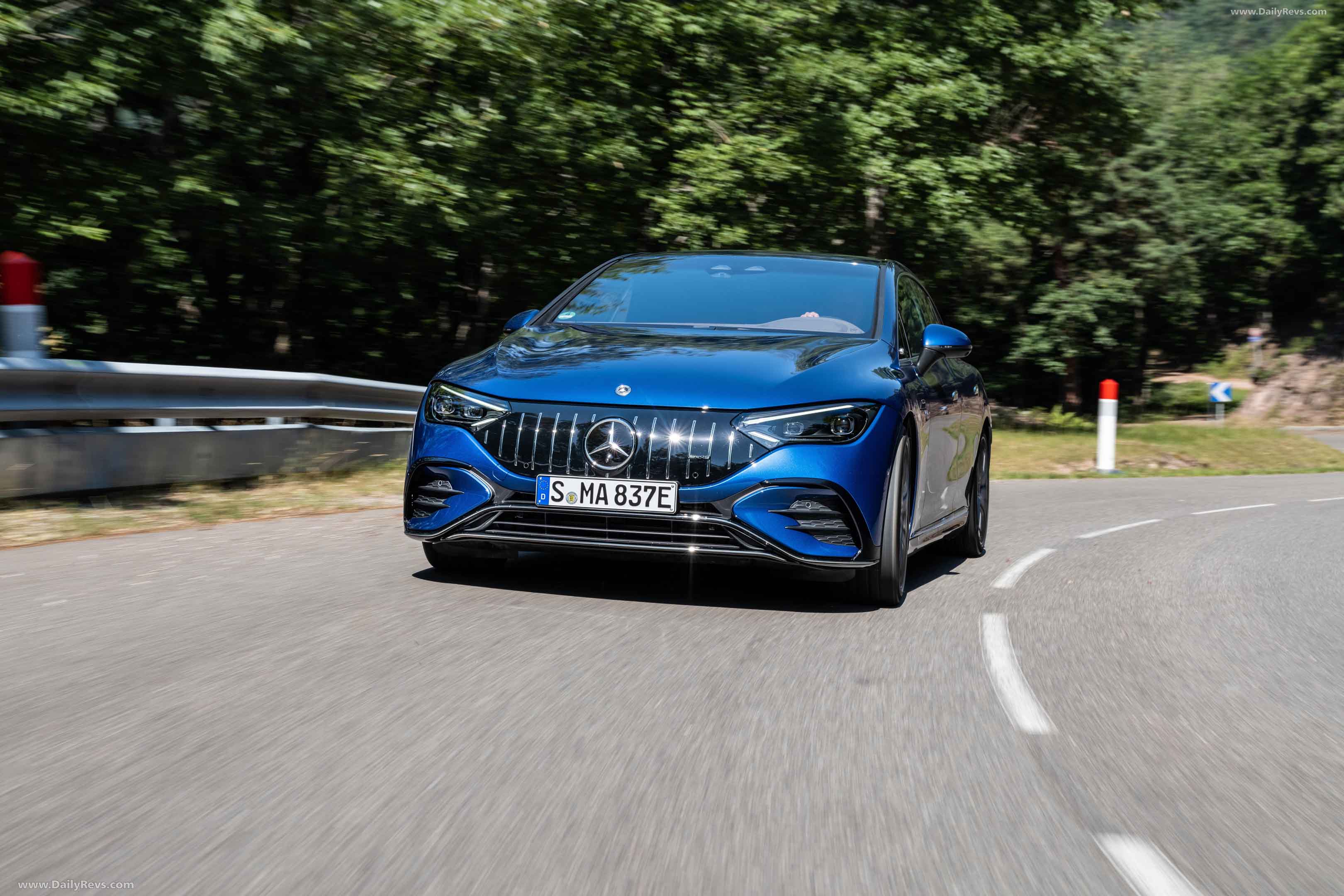 Picture of 2023 Mercedes-Benz EQE 53 AMG Spectral Blue
