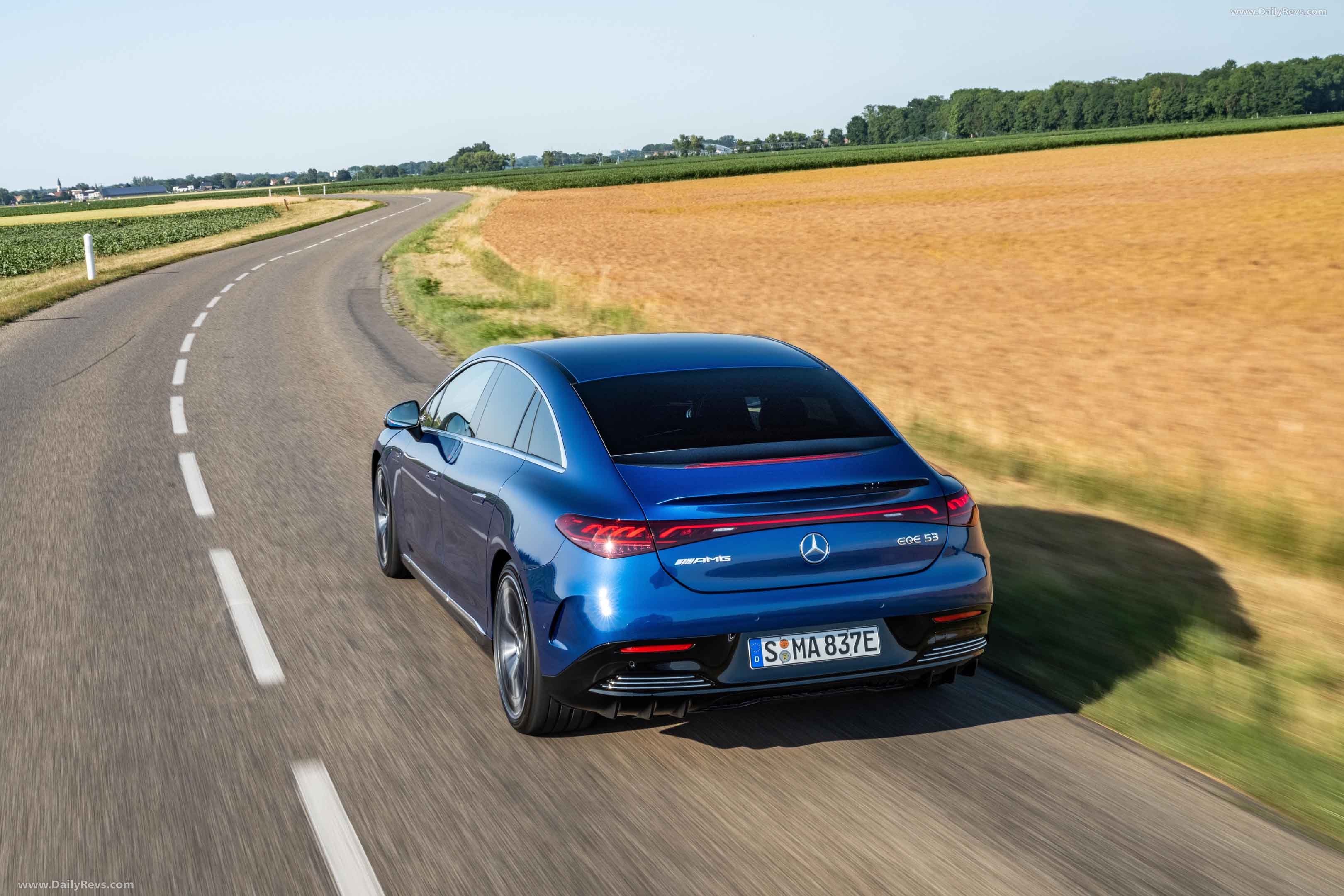 Picture of 2023 Mercedes-Benz EQE 53 AMG Spectral Blue