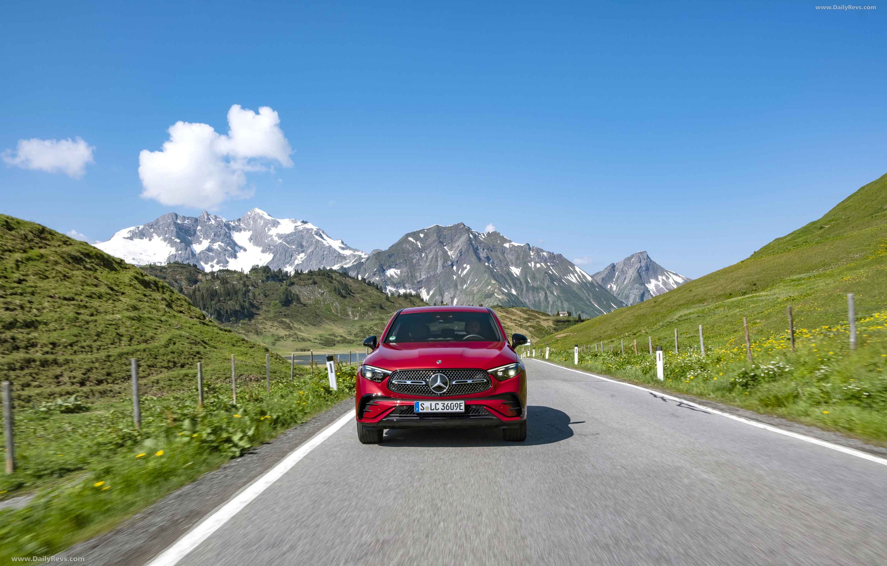 Image for 2024 Mercedes-Benz GLC Coupe Patagonia Red C254 - Exteriors, Interiors and Details