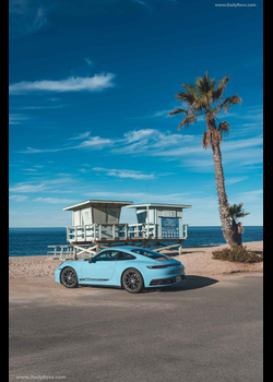 Image for 2024 Porsche 911 Carrera T Gulfblue - Exteriors, Interiors and Details