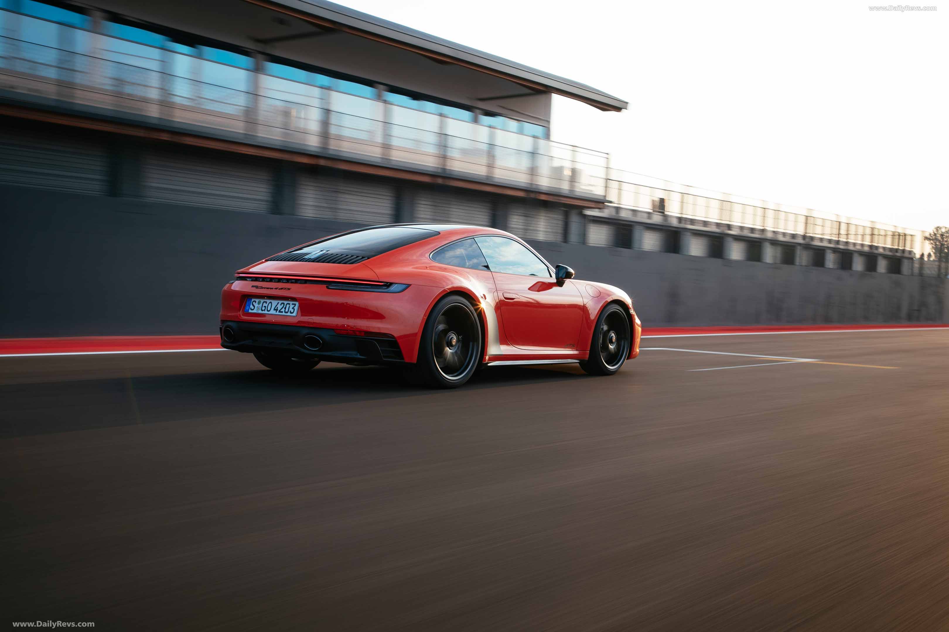 Image for 2022 Porsche 911 Carrera 4 GTS Lava Orange - Exteriors, Interiors and Details