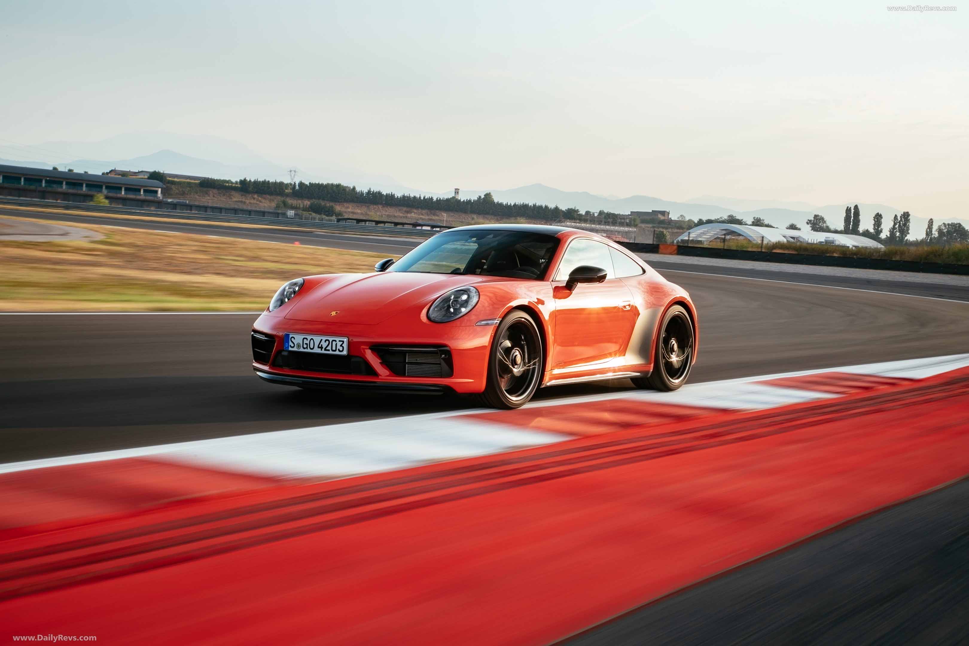 Image for 2022 Porsche 911 Carrera 4 GTS Lava Orange - Exteriors, Interiors and Details