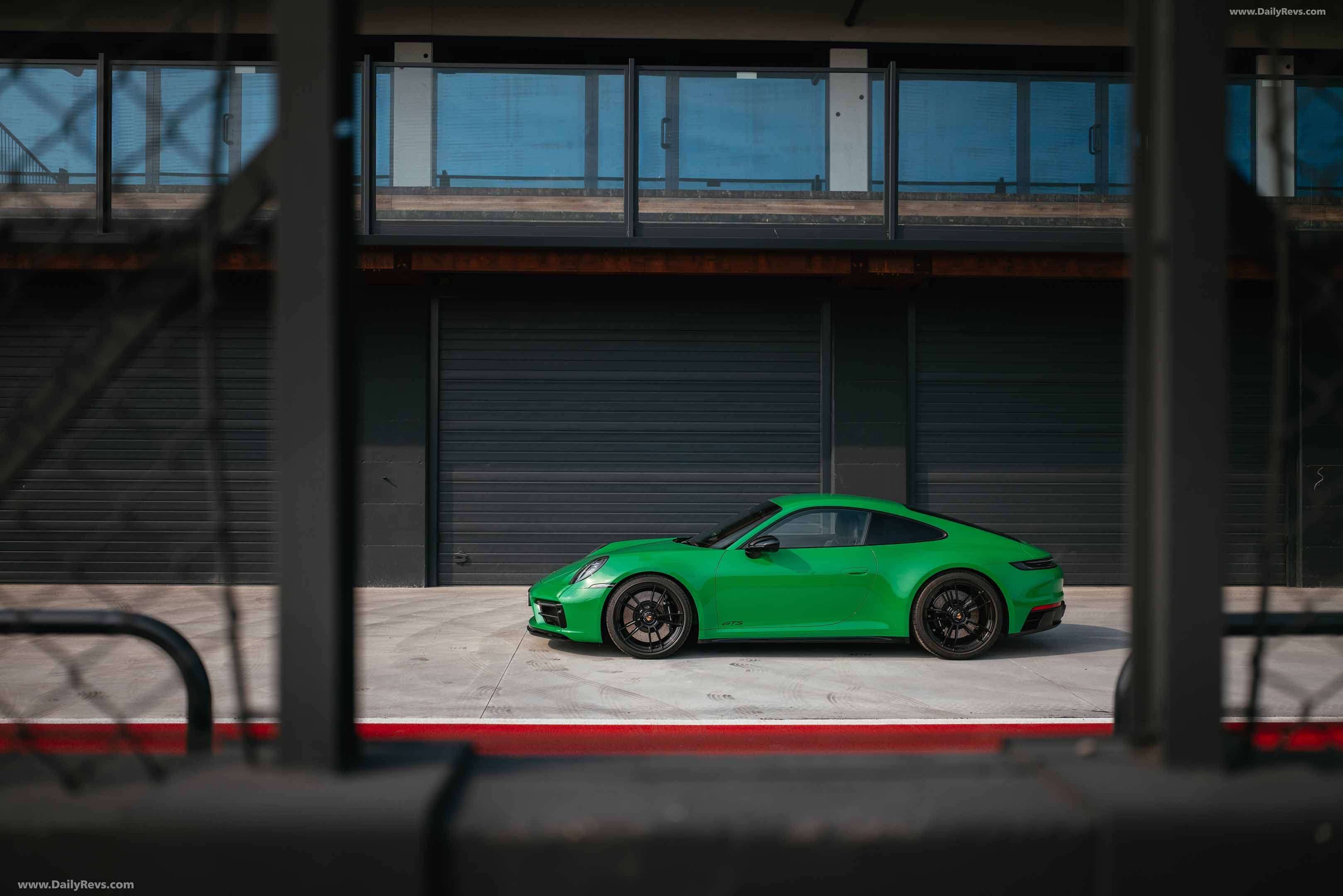 Image for 2022 Porsche 911 Carrera GTS Python Green - Exteriors, Interiors and Details