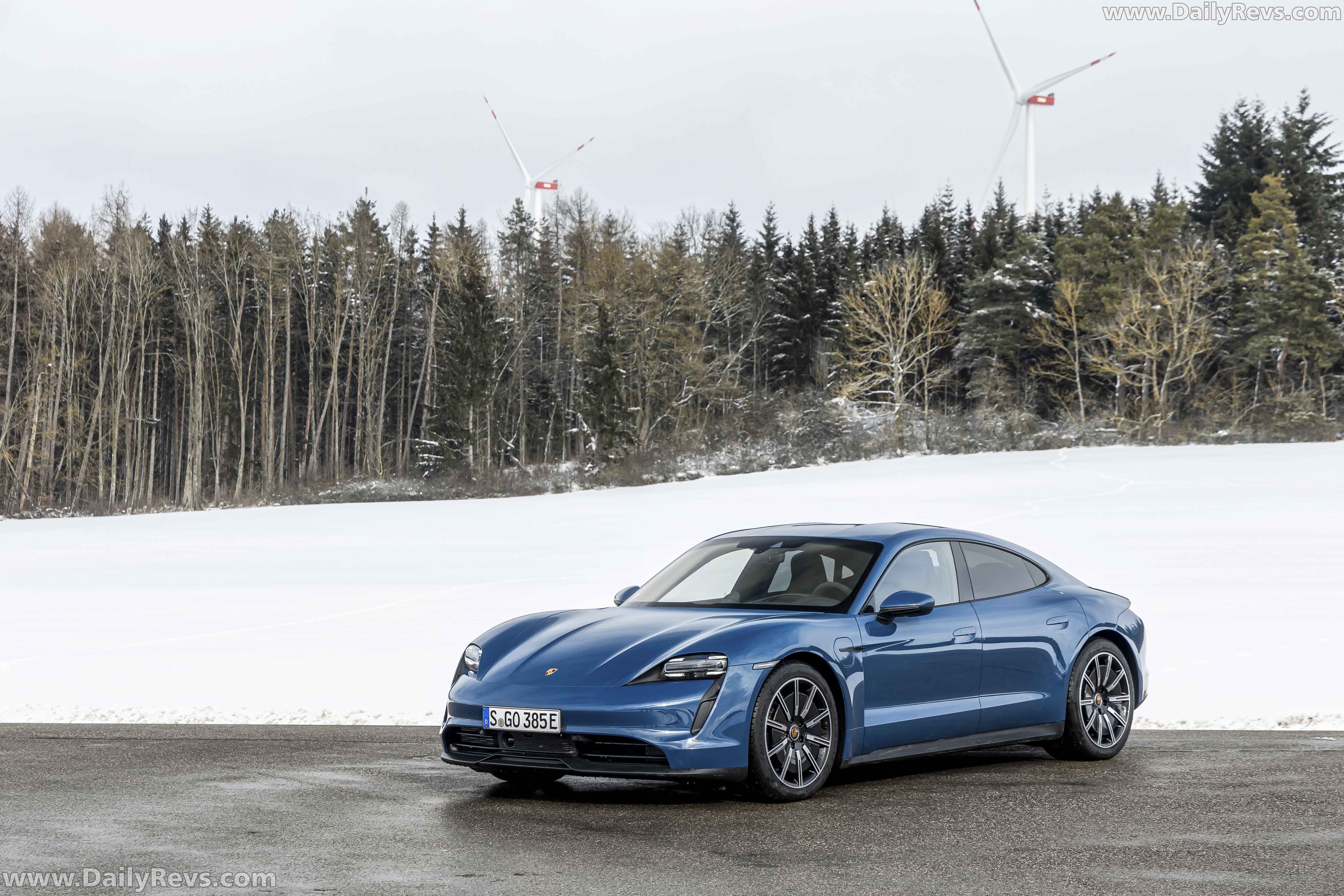 Image for 2021 Porsche Taycan Neptune Blue - Exteriors, Interiors and Details