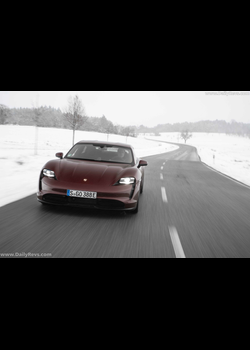 Image for 2021 Porsche Taycan Cherry Metallic - Exteriors, Interiors and Details