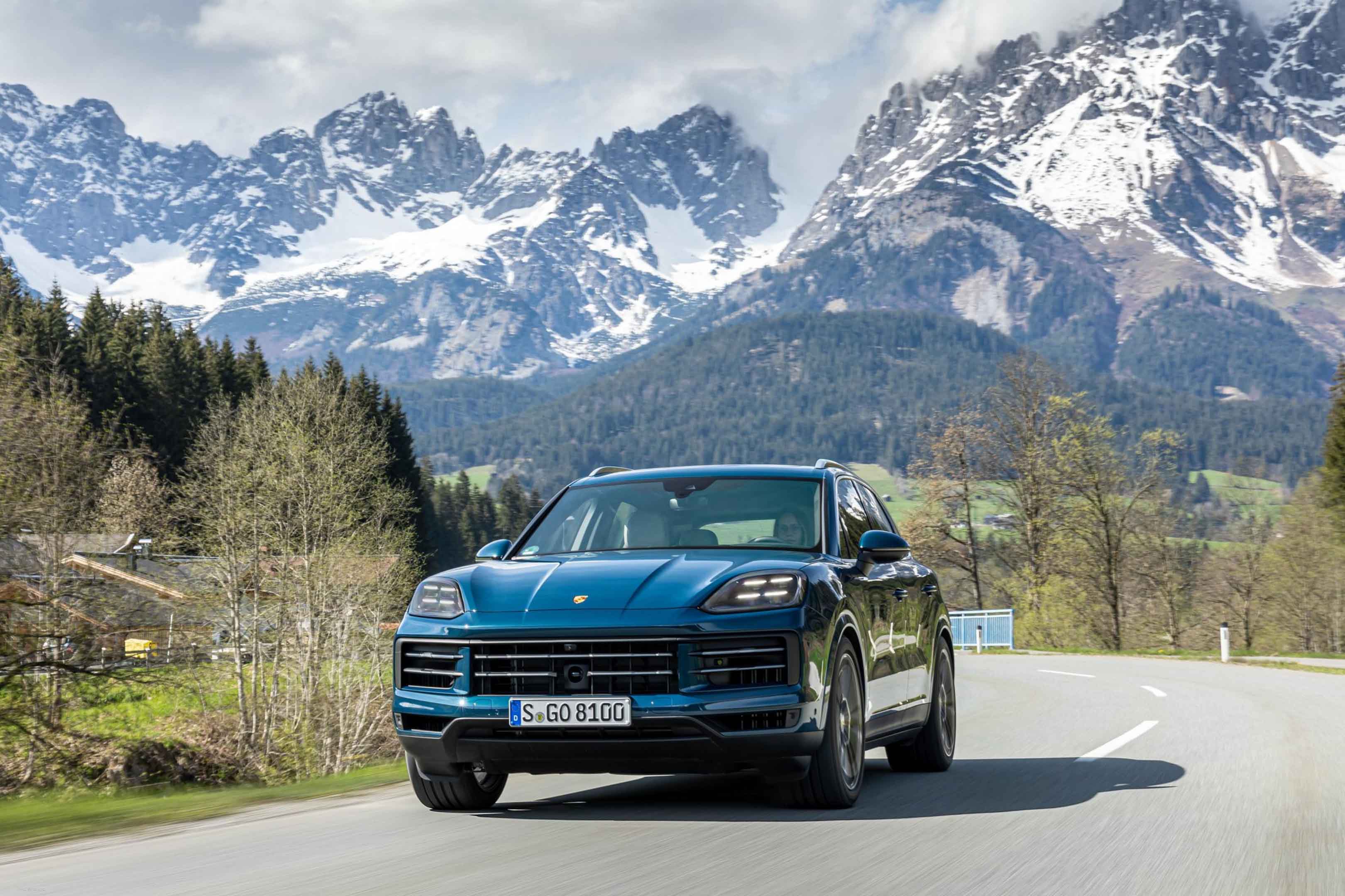 2024 Porsche Cayenne Montego Blue Metallic Stunning HD Photos, Videos