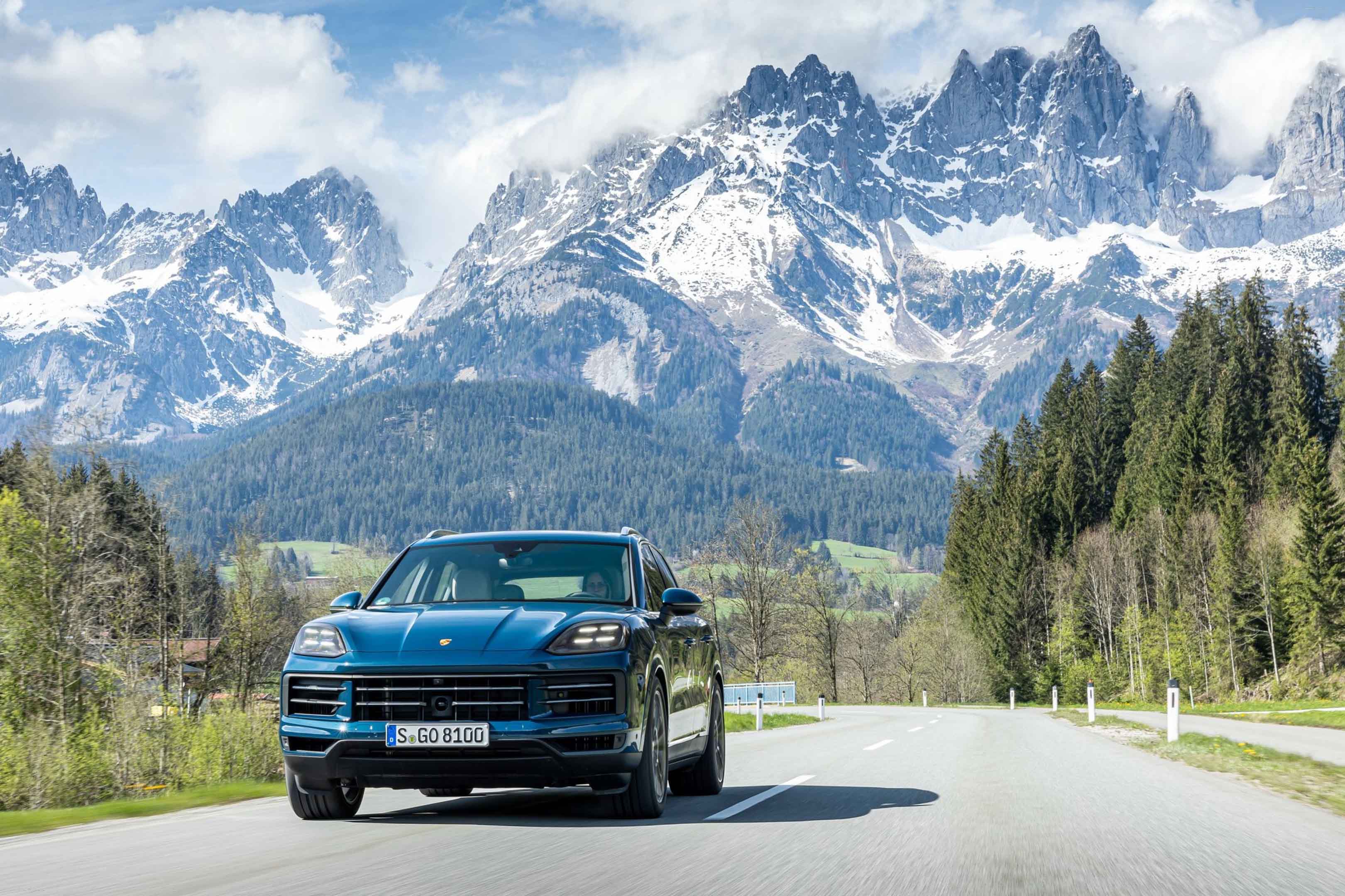 2024 Porsche Cayenne Montego Blue Metallic Stunning HD Photos, Videos