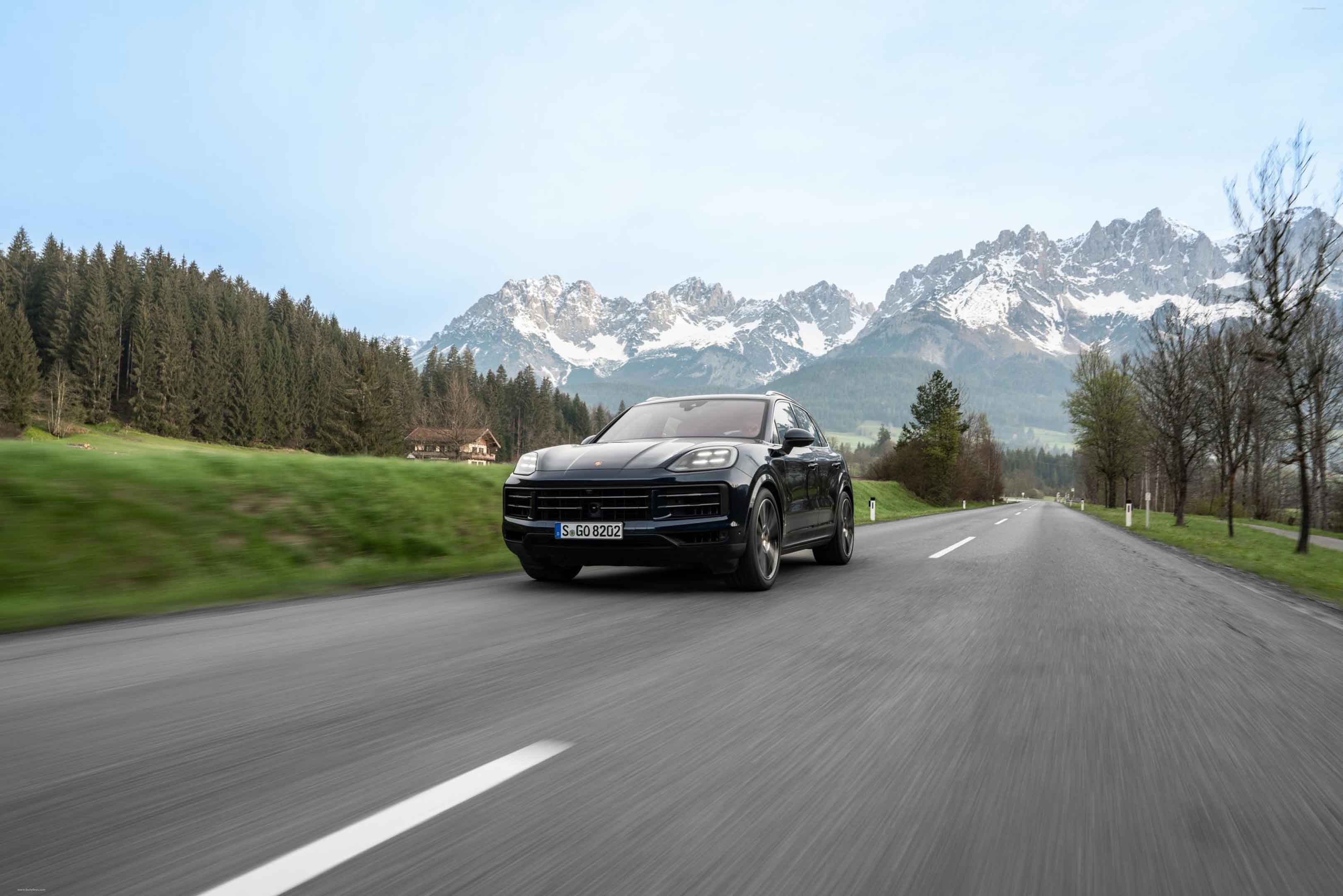 2024 Porsche Cayenne S Algarve Blue Metallic Stunning HD Photos