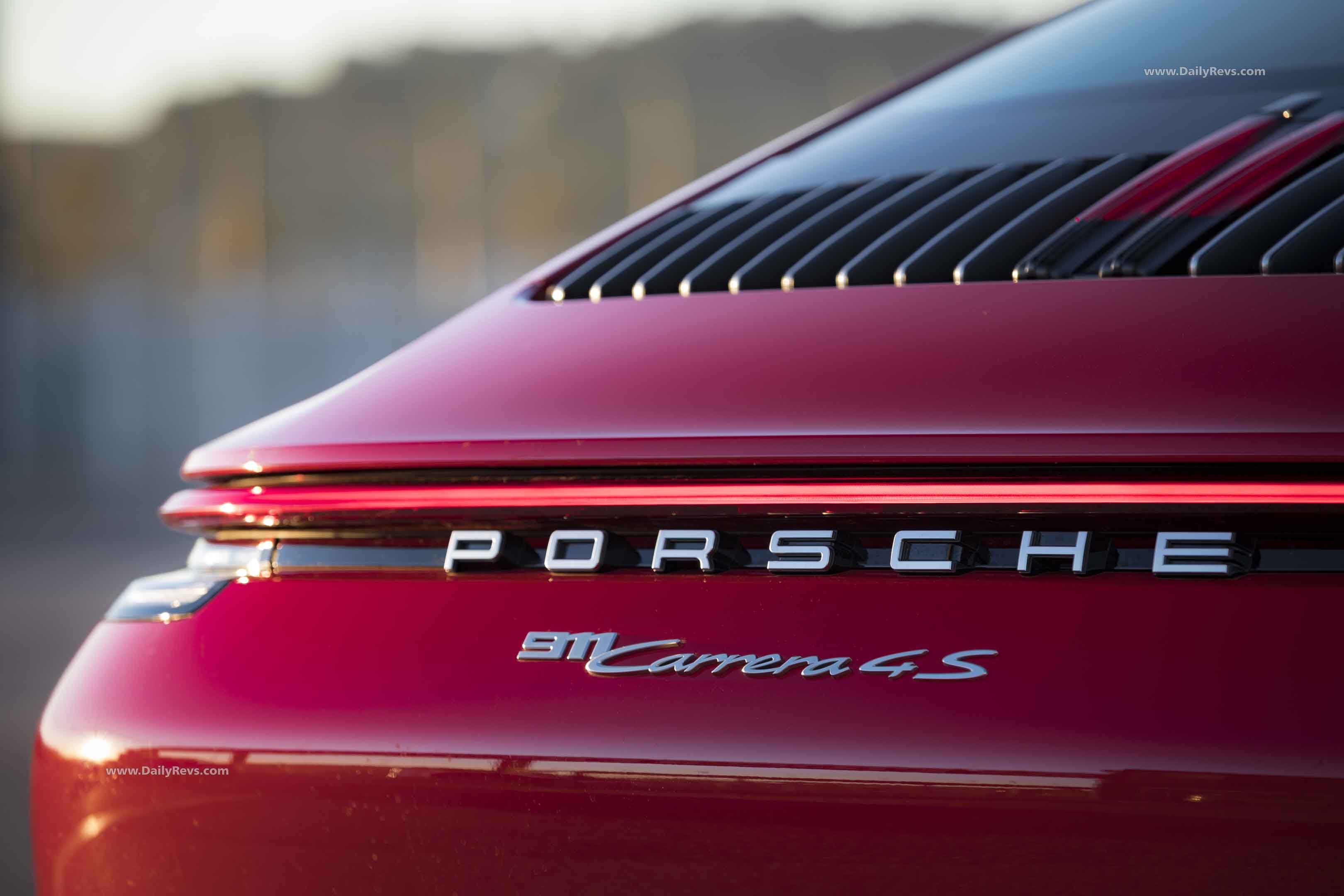 Image for 2019 Porsche 911 Carrera 4S Guards Red - Exteriors, Interiors and Details