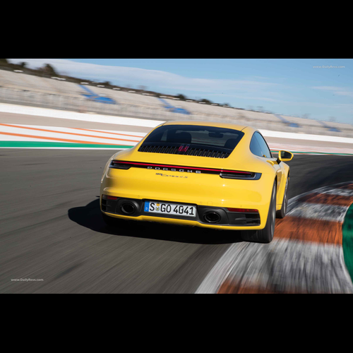 Image for 2019 Porsche 911 Carrera 4S Racing Yellow - Exteriors, Interiors and Details