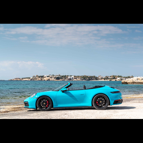 Image for 2019 Porsche 911 Carrera S Cabriolet Miami Blue - Exteriors, Interiors and Details