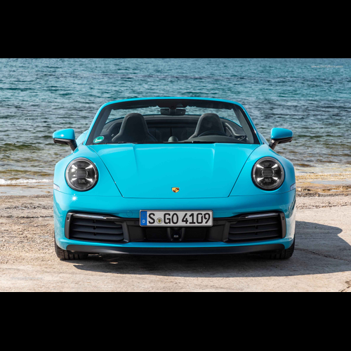 Image for 2019 Porsche 911 Carrera S Cabriolet Miami Blue - Exteriors, Interiors and Details