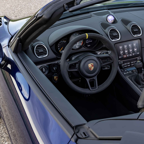 Image for 2024 Porsche 718 Spyder RS Gentian Blue - Exteriors, Interiors and Details