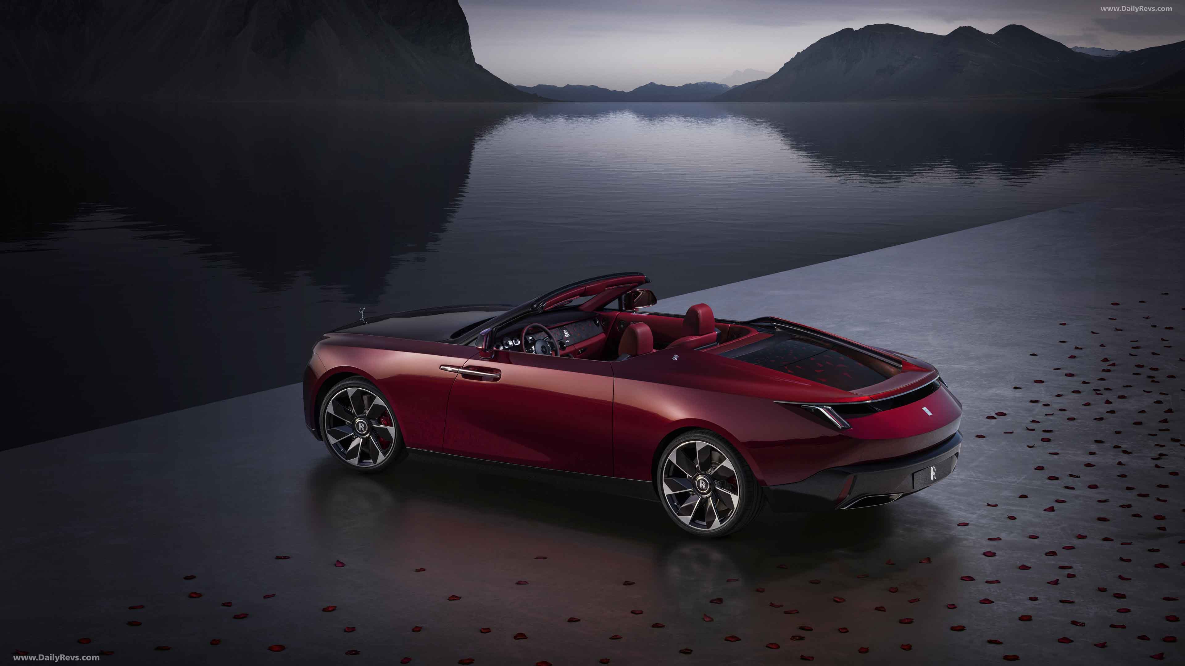 2024 Rolls Royce Droptail La Rose Noire Stunning HD Photos Videos 