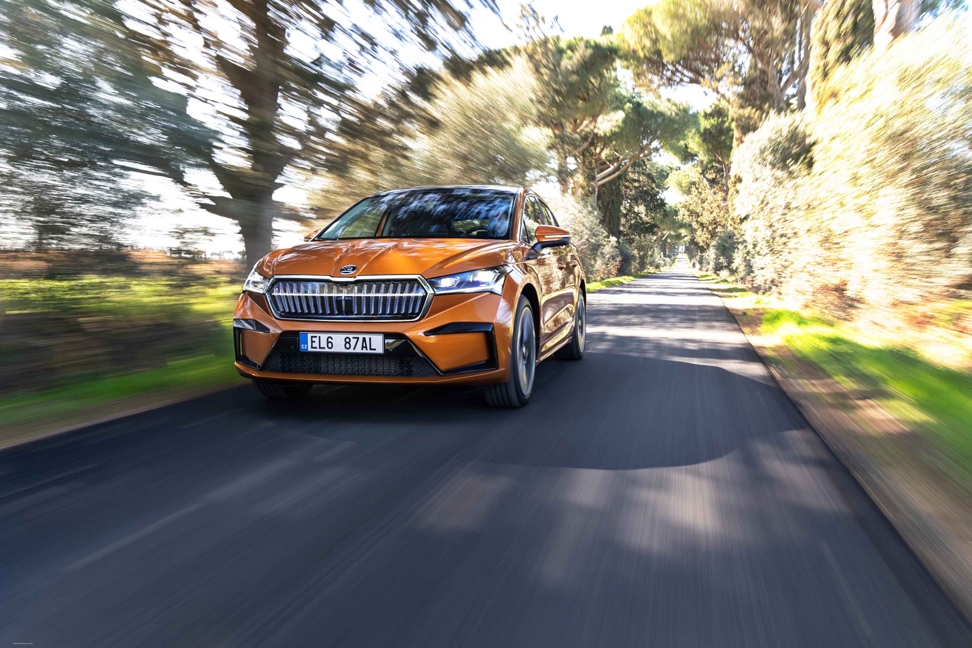 Image for 2022 Skoda Enyaq Coupe iV Pheonix Orange - Exteriors, Interiors and Details