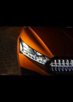 Image for 2023 Skoda Enyaq Coupe iV vRS Phoenix Orange - Exteriors, Interiors and Details